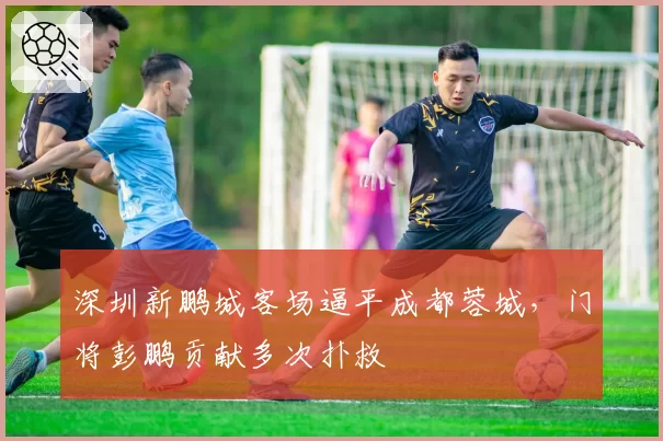 深圳新鹏城客场逼平成都蓉城，门将彭鹏贡献多次扑救